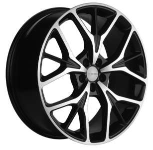 Диск литой Khomen Wheels KHW2012 (Tugella New) 20x8.0J/5x108 D63.4 ET46 Black-FP для KNEWSTAR