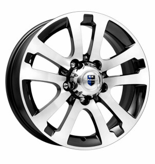 Диск литой КиК Сахара-Patriot 18x7.0J/5x139.7 D108.5 ET35 алмаз черный