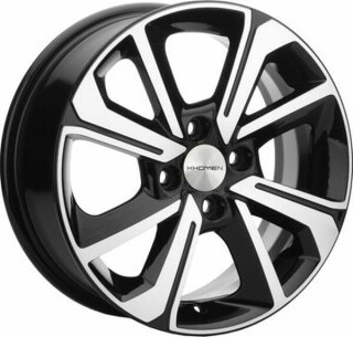 Диск литой Khomen Wheels KHW1501 (Lada Granta) 15x6.0J/4x98 D58.6 ET36 Black-FP