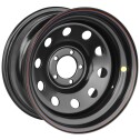 Диск штамп. Off-Road Wheels УАЗ 16x8.0J/5x139.7 D110 ET-19 Черный с псевдо бедлоком (черный)