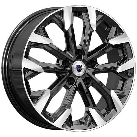 Диск литой КиК Морейн 17x6.5J/5x114.3 D67.1 ET49 алмаз чёрный