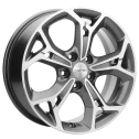 Диск литой Khomen Wheels KHW1702 (ZV 17_Qashqai) 17x7.0J/5x114.3 D66.1 ET40 Black-FP
