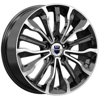 Диск литой КиК Атакама 17x6.5J/5x114.3 D60.1 ET50 алмаз чёрный