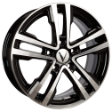 Диск литой Khomen Wheels 1724 17x7.0J/5x114.3 D67.1 ET45 Black