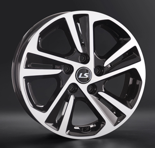 Диск литой LS Wheels LS 1316 16x6.5J/5x114.3 D67.1 ET40 BKF