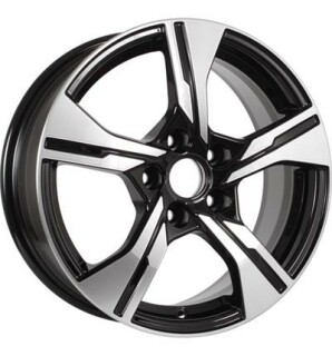 Диск литой КиК KC1053 16x6.5J/5x114.3 D66.1 ET40 алмаз черный