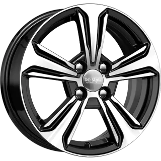 Диск литой КиК КС777 (Solaris II) 15x6.0J/4x100 D54.1 ET46 алмаз черный