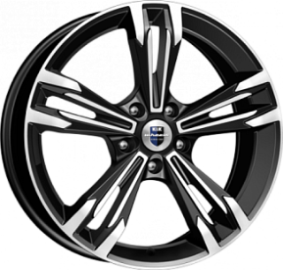 Диск литой КиК КС935 Каррера Лайт 18x7.0J/5x114.3 D67.1 ET45 алмаз черный