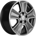 Диск литой Khomen Wheels KHW1601 (Huyndai/Kia) 16x6.5J/5x114.3 D67.1 ET43 Gray-FP