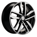 Диск литой Khomen Wheels 1612 16x6.5J/5x114.3 D66.1 ET40 Black-FP