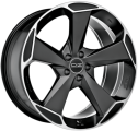 Диск литой OZ Aspen 21x9.0J/5x112 D79 ET50 matt black diamond cut