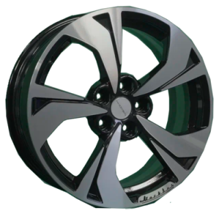 Диск литой Khomen Wheels KHW1724 (Jac/Москвич 3) 17x7.0J/5x108 D54.1 ET40 Black-FP