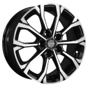 Диск литой Khomen Wheels KHW1605 (Changan CS35 Plus) 16x6.5J/5x110 D63.3 ET46 Black-FP