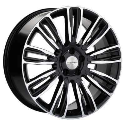 Диск литой Khomen Wheels KHW2004 (SantaFe) 20x8.5J/5x114.3 D67.1 ET48 Black-FP для MASERATI