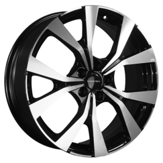 Диск литой Khomen Wheels KHW1906 (Exeed VX/TXL/LX) 19x7.0J/5x108 D65.1 ET36 Black-FP