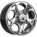Диск литой КиК Линкс (KC1057) 16x7.0J/5x139.7 D108.5 ET35 дарк платинум