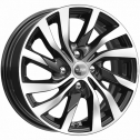 Диск литой КиК КС882 15x6.0J/4x100 D60.1 ET50 алмаз черный