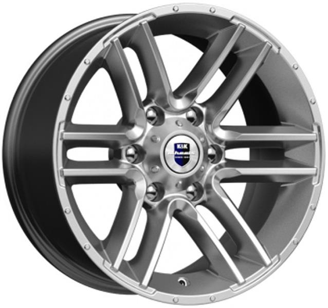Диск литой КиК Алгама 17x8.0J/6x139.7 D106.1 ET-20 дарк платинум