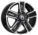 Диск литой КиК Backfire 18x8.0J/5x120 D72.6 ET45 алмаз черный