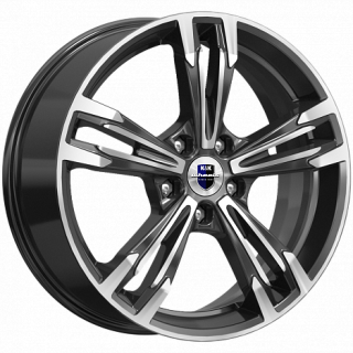 Диск литой КиК Karrera Light 18x7.0J/5x114.3 D66.1 ET45 алмаз черный