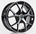 Диск литой Megami MGM-18FF 15x6.0J/4x100 D54.1 ET46 BKF