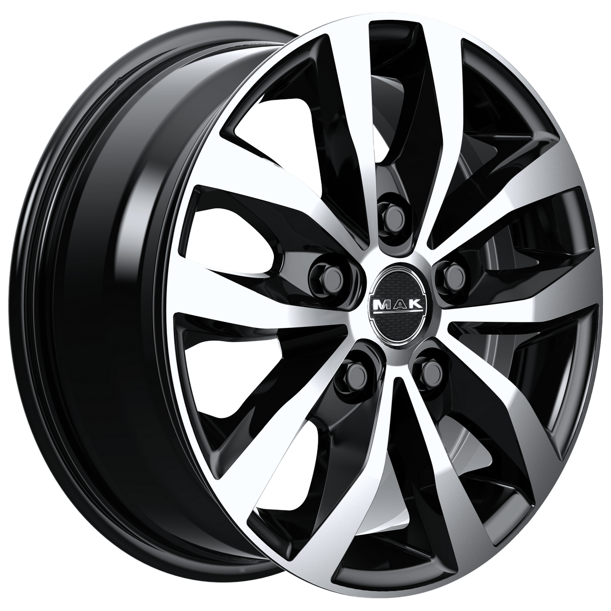 Диск литой MAK Load 5 17x7.0J/5x120 D65.1 ET55 Black mirror