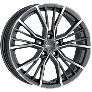 Диск литой MAK Union 22x10.0J/5x112 D66.6 ET26 Gun Met-Mirror Face