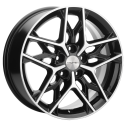 Диск литой Khomen Wheels KHW1709 17x7.0J/5x108 D60.1 ET45 Black-FP