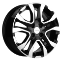 Диск литой Khomen Wheels KHW 1503 15x6.0J/4x100 D60.1 ET50 Black-FP