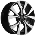 Диск литой Khomen Wheels 1906 19x7.0J/5x108 D60.1 ET33 Black-FP
