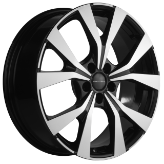 Диск литой Khomen Wheels 1906 19x7.0J/5x108 D65.1 ET45 Black-FP