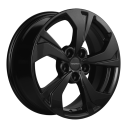 Диск литой Khomen Wheels 1724 17x7.0J/5x108 D60.1 ET33 Black
