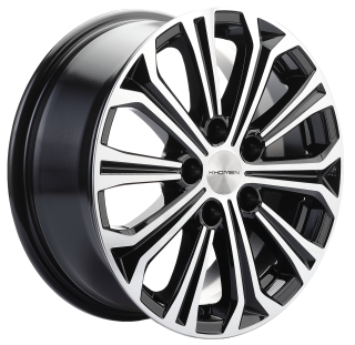 Диск литой Khomen Wheels 1610 16x6.5J/5x114.3 D67.1 ET43 Black-FP