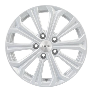 Диск литой Khomen Wheels 1610 16x6.5J/5x114.3 D60.1 ET45 F-Silver