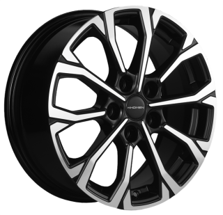 Диск литой Khomen Wheels 1605 16x6.5J/5x114.3 D67.1 ET45 Black-FP