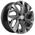 Диск литой Khomen Wheels 1402 14x5.5J/4x100 D67.1 ET38 Gray-FP