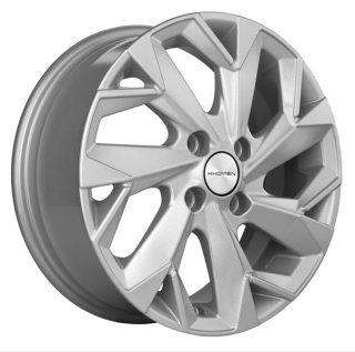 Диск литой Khomen Wheels 1508 15x6.0J/4x100 D54.1 ET46 F-Silver