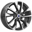 Диск литой КиК Роквуд 17x7.0J/5x115 D70.1 ET40 алмаз чёрный