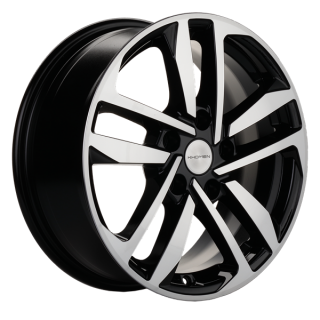 Диск литой Khomen Wheels 1612 16x6.5J/5x112 D57.1 ET46 Black-FP
