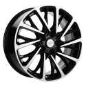 Диск литой Khomen Wheels 1804 18x7.5J/5x114.3 D67.1 ET50.5 Black-FP