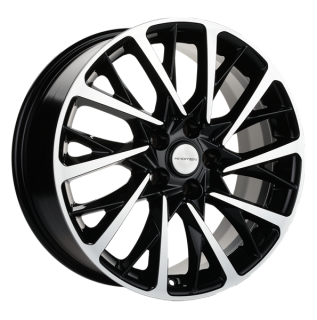 Диск литой Khomen Wheels 1804 18x7.5J/5x108 D60.1 ET47 Black-FP