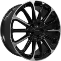 Диск литой Khomen Wheels KHW1910 19x7.5J/5x108 D60.1 ET33 Black-FP