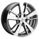 Диск литой Khomen Wheels Venti 1704 17x7.0J/5x114.3 D60.1 ET39 Black-FP