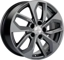 Диск литой Khomen Wheels KHW1703 (CX-5/Seltos/Optima) 17x7.0J/5x114.3 D67.1 ET50 Gray