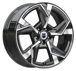Диск литой КиК Кайан (KC1012) 18x7.5J/5x114.3 D67.1 ET33 алмаз чёрный