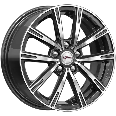 Диск литой iFree Драйвер 15x6.0J/5x100 D57.1 ET38 блэк джек