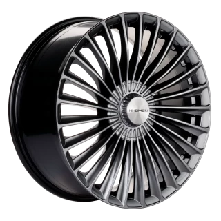 Диск литой Khomen Wheels KHW2008 (S-class Rear) 20x9.5J/5x112 D66.6 ET38 Dark Chrome