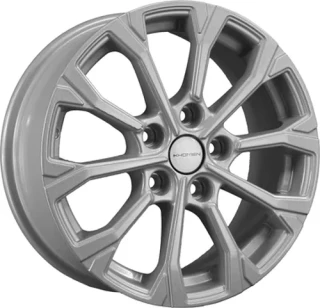 Диск литой Khomen Wheels KHW1605 (Huyndai/Kia) 16x6.5J/5x114.3 D67.1 ET44 F-Silver