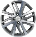 Диск литой Khomen Wheels KHW1609 (Xray) 16x6.0J/4x100 D60.1 ET41 Gray-FP