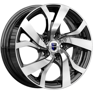 Диск литой КиК Палермо 16x6.5J/5x114.3 D67.1 ET46 алмаз черный